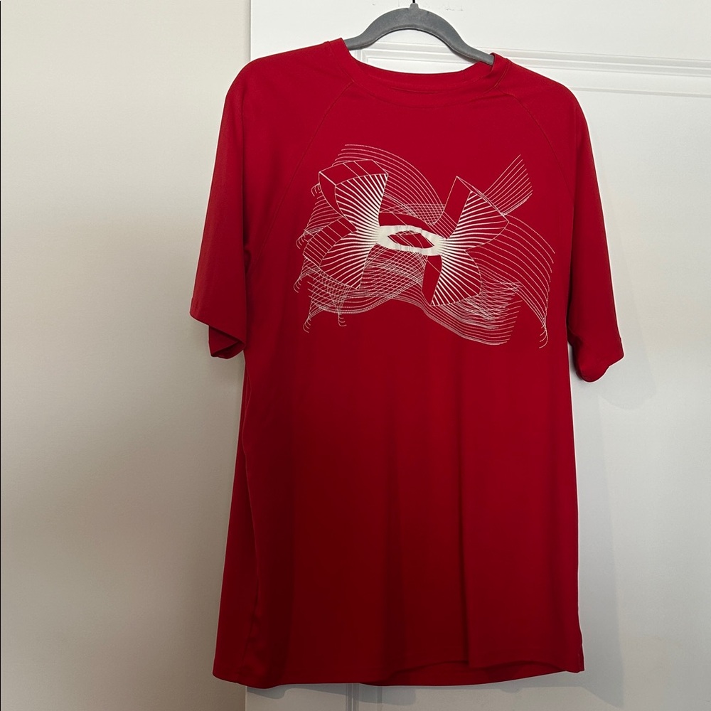 Under Armour Men's Vibrant Red Graphic Tee